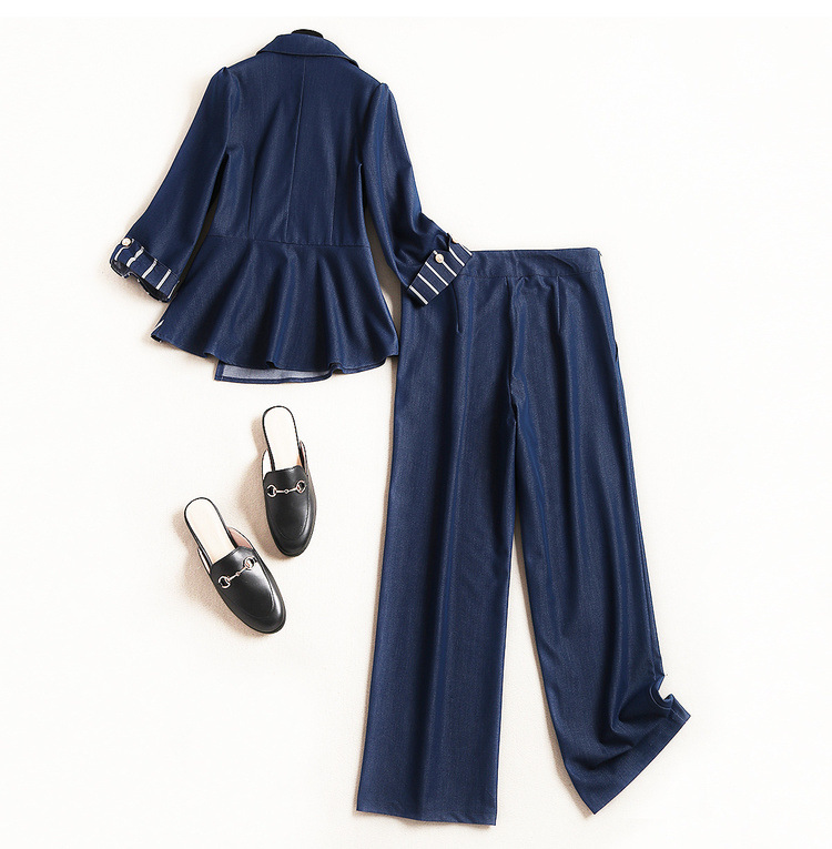 Costume femme SPLIT en Cow-boy tencel - Ref 3333695 Image 14