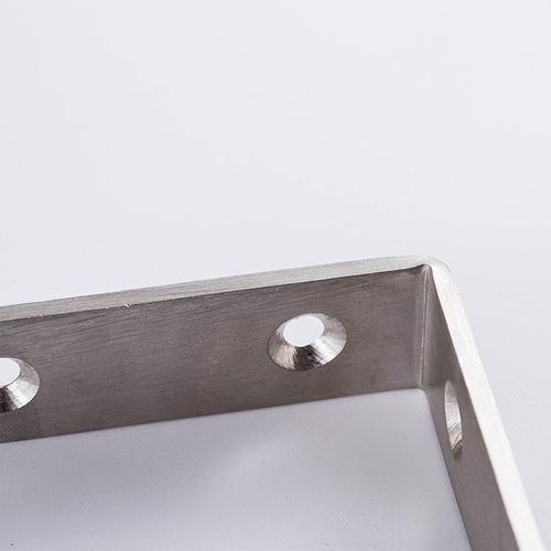 Stainless steel corner code 90 degree furniture fastening connector shelf bracket L plate bracket right angle thickened stainless steel corner code