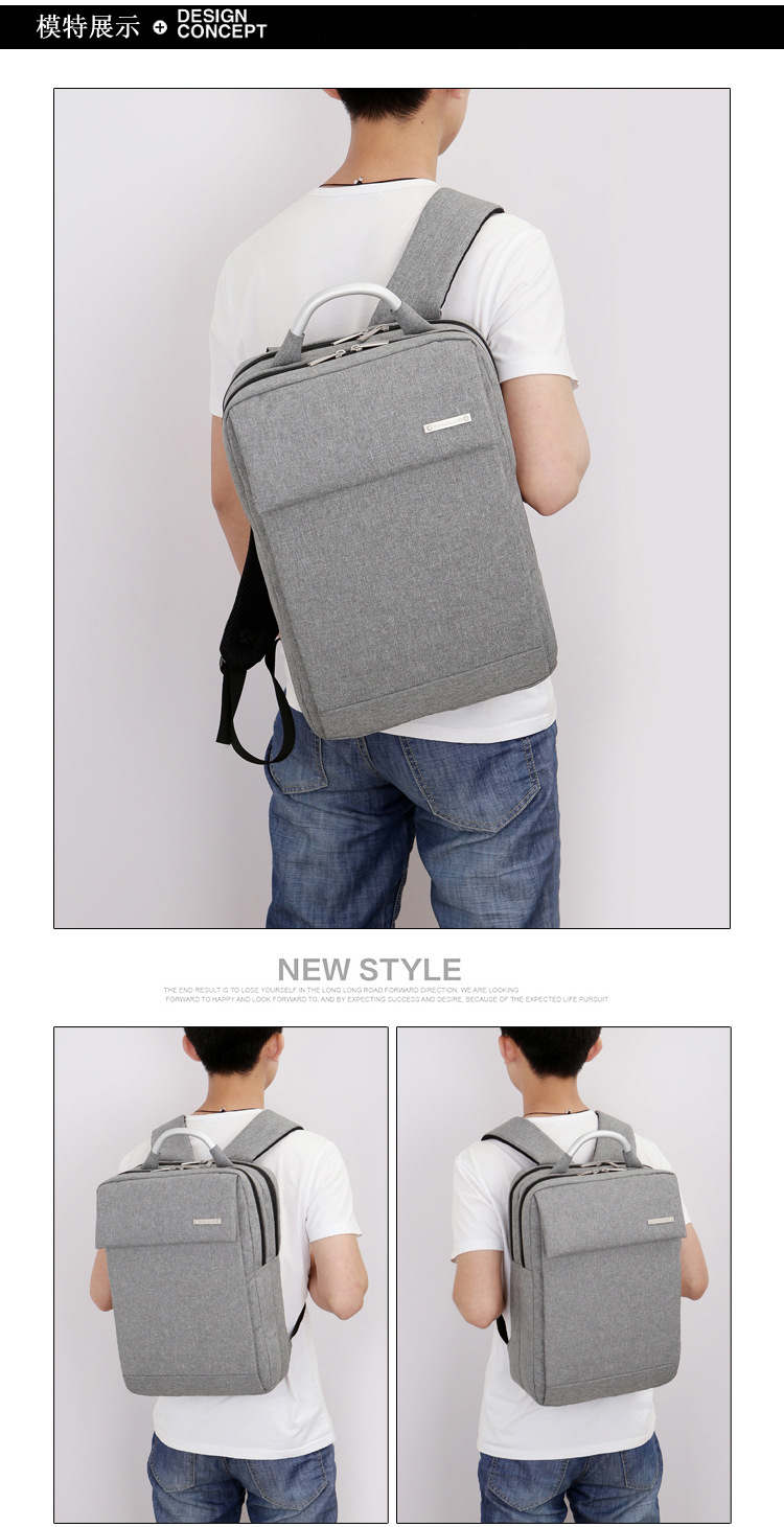 Business office notebook computer backpacks, aluminum handles, computer backpacks, school bags, conference gift backpacks with logo printing undefined