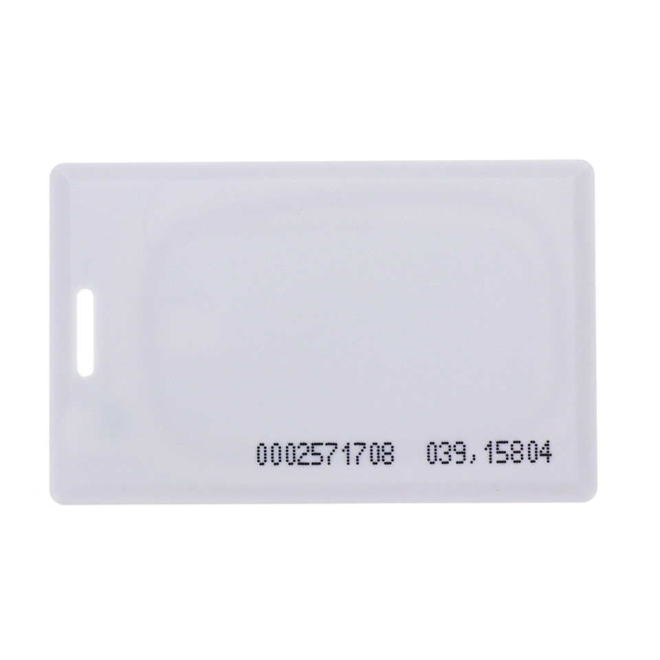 IDENTIFICACIÓN Tarjeta blanca TK4100 tarjeta gruesa EM4100 Tarjeta blanca de baja frecuencia estándar 125kHz CONTROL DE ACCESO tarjeta de inducción