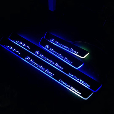 适用于奔驰GAL级GLAGLCGLEGLSM级车门流光门槛电池感应款无需接线