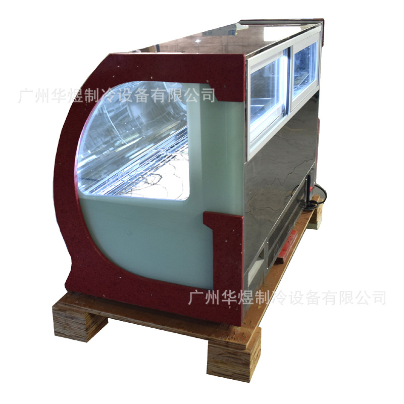 桌上型冰淇淋柜 台式冰淇淋柜 冷冻展示柜商用硬质冰激凌柜雪糕柜