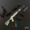 Big removable weapon, metal gun model, 30 cm