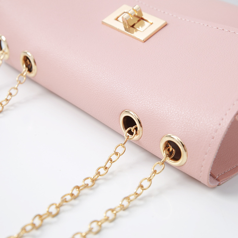 174g Weight Buckle Closure Type Single Shoulder Strap Strap Type Square Bag Bags Type Casual, Daily Occasion Pu Leather Material Solid Color Pattern All Seasons Season Women's Gender Cute Style Square Shape Light Grey, Pink, Red, Black Color Small Size Fashion Chain Shoulder Messenger Small Square Bag Chain Candy Color Shoulder Bag 11