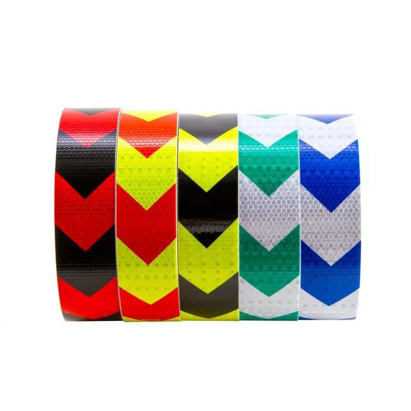 厂家供应10公分 双向箭头标 反光车身贴 反光材料 反光膜