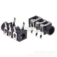 3.5mm���C�������l�ӿ� PJ-313 5P 5�_ֱ�� 3���p�����w ��ɫ