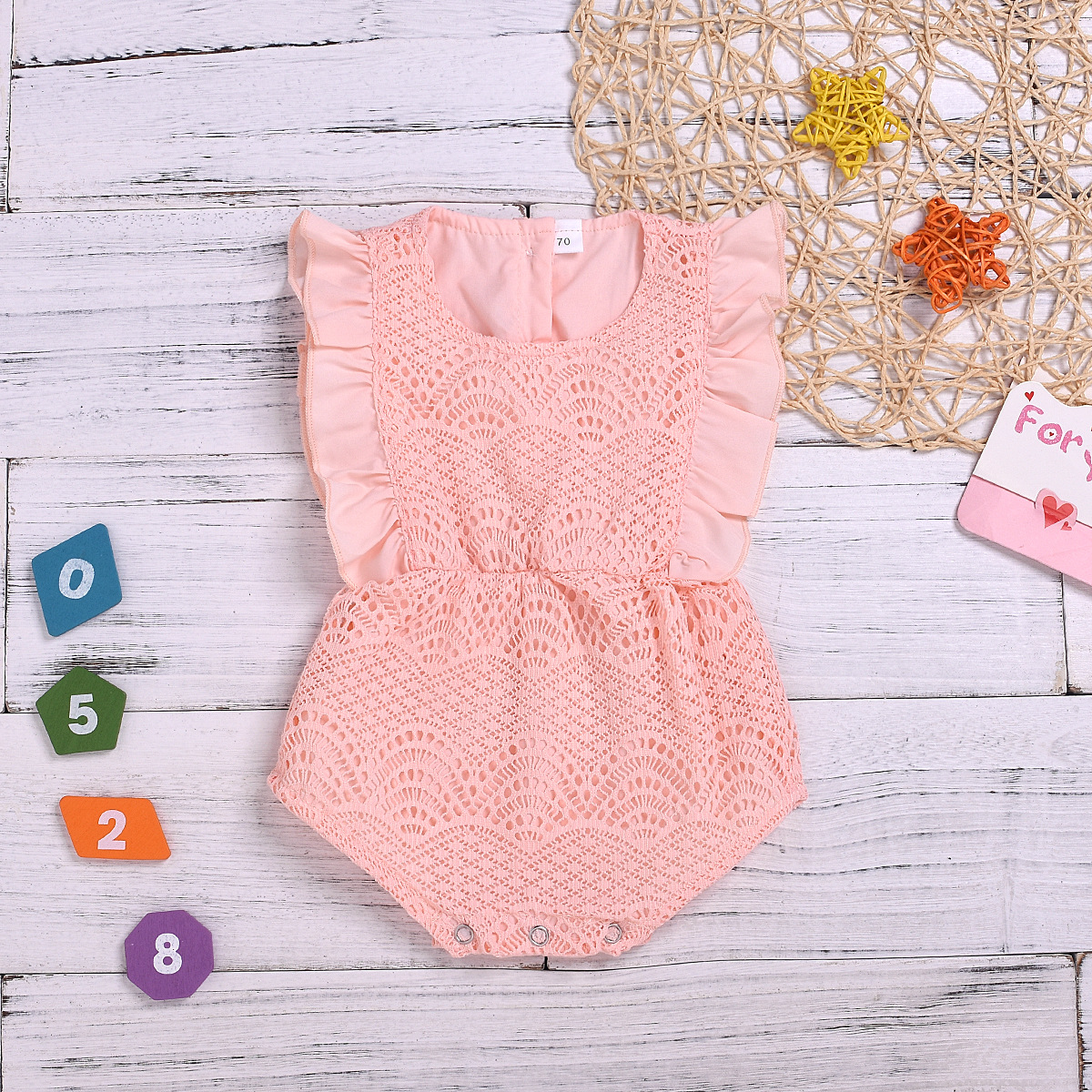 Summer Children's Clothing Female Baby Sleeveless Romper Cotton Triangle Romper Wholesale Nihaojewelry display picture 2