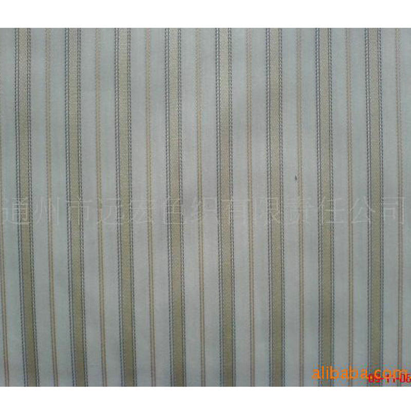 供应亮丝提花布 各种色织布面料 色织条子布