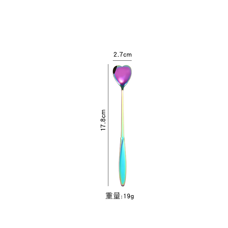 긴 핸들 색상-하트
