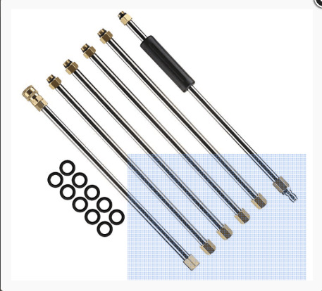 外贸精品高压清洗机洗车水枪六件套