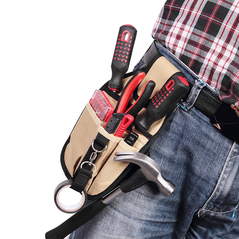厂家批发帆布电工腰包 工具收纳袋多功能车载五金工具挂袋
