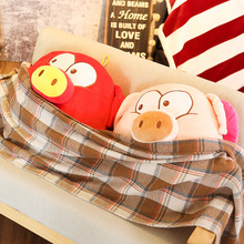 可爱天使猪公仔玩偶抱枕毛绒玩具趴趴猪女生生日礼物午睡枕头汽车