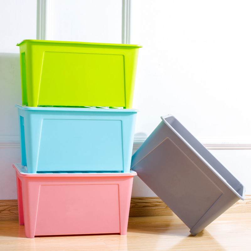 儿童玩具柜宝宝书架收纳大盒小盒子幼儿园储物盒盖子