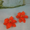 Acrylic earrings, European style, flowered, internet celebrity, 2022