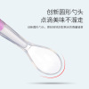 Children's multicoloured silica gel spoon for new born, tableware for training