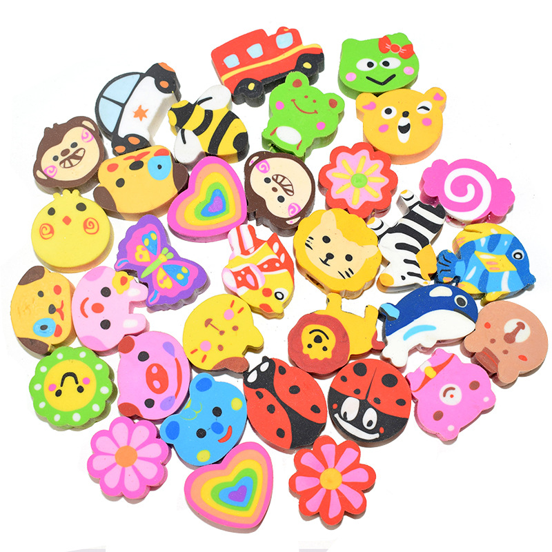 cartoon cute eraser for students