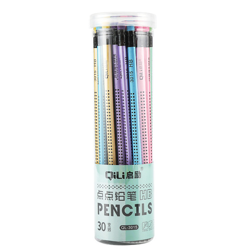 HB Pencil Primary School Triangular Rod Correction Grip Pencil Creative Cartoon Writing Pen 30 Bucket Pencils Wholesale