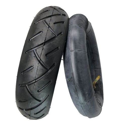 Electric Skateboard 10x2.50 Inner and Outer Tires 10-inch Thick Inner and Outer Solid Tires Butyl Rubber Inner and Outer Tires