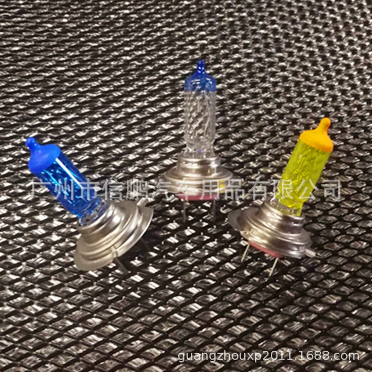 Автомобильная лампа ближнего света 12V H7 55W наконечник оригинальная галогенная лампа автомобиля Очистите золотой свет теплый белый свет