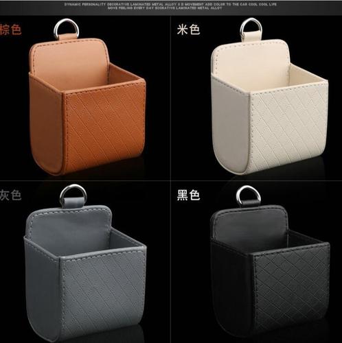 Car air conditioning outlet storage bag Car hanging bag Mobile phone storage box Interior decoration sundry bag storage box