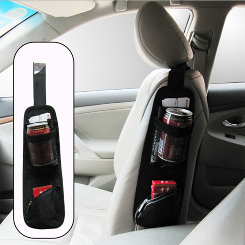 Car Seat Side Hanging Storage Bag, Multi-function Storage And Finishing Bag, Car Side Beverage Hanging Bag