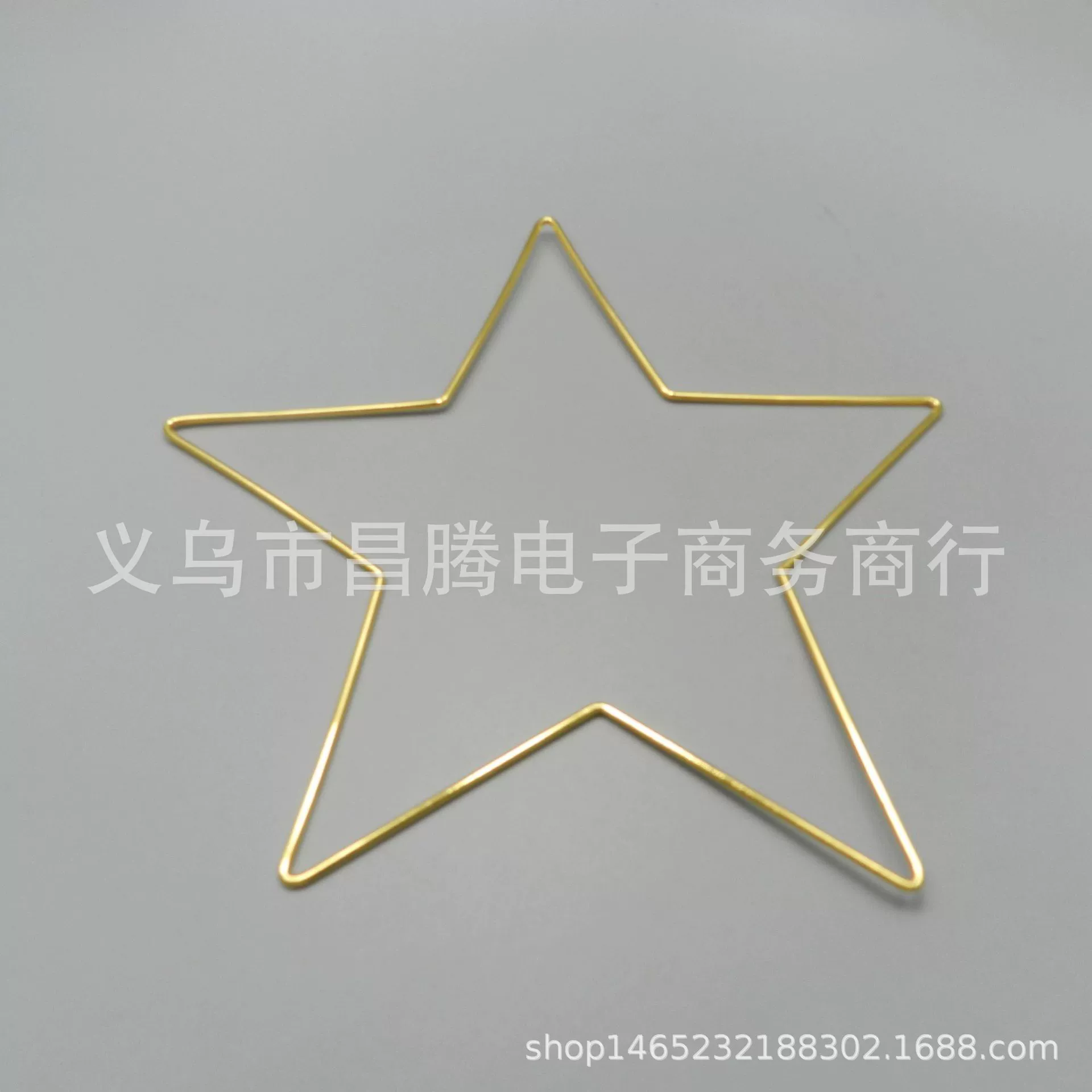 Сохраняющий цвет металлический пятиконечная линия звезды толщиной 2 мм Рамка внешний диаметр 205 мм полая рамка DIY ювелирные аксессуары материалы ручной работы