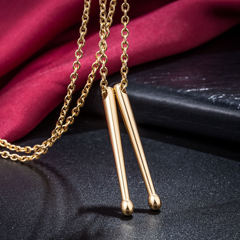 1 Piece Quantity Daily Occasion Wholesale Jewelry Simple Style Solid Color Titanium Steel Pendant Necklace