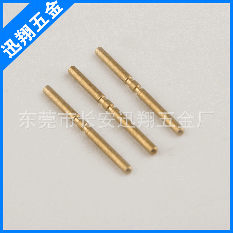 厂家供应 导电插针铜针 镀铜led十字铜针 电子照明铜针