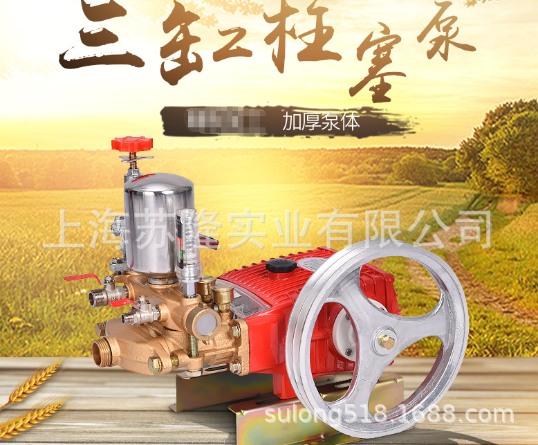 富士特FST-3WZ-45农用柱塞泵机动喷雾器打药机高压自吸水泵