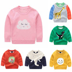 Унисекс весенний маленький трикотажный свитер, детская одежда, оптовые продажи
