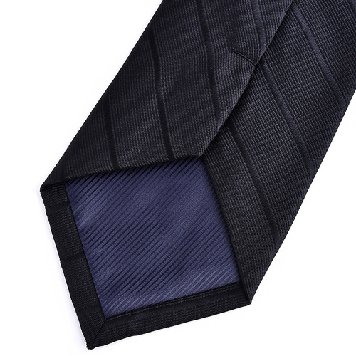 Men's Formal Business Tie 8CM Wedding Red Business Wear Group Black Stripe Factory Wholesale Work