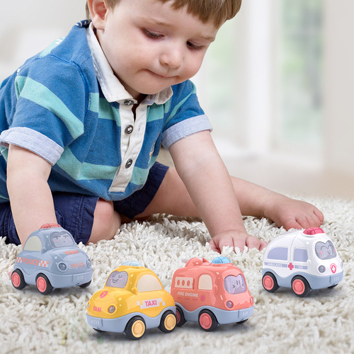 Koyobi's same children's toy car boy's inertia car music sound and light 0-3 year old baby educational toy