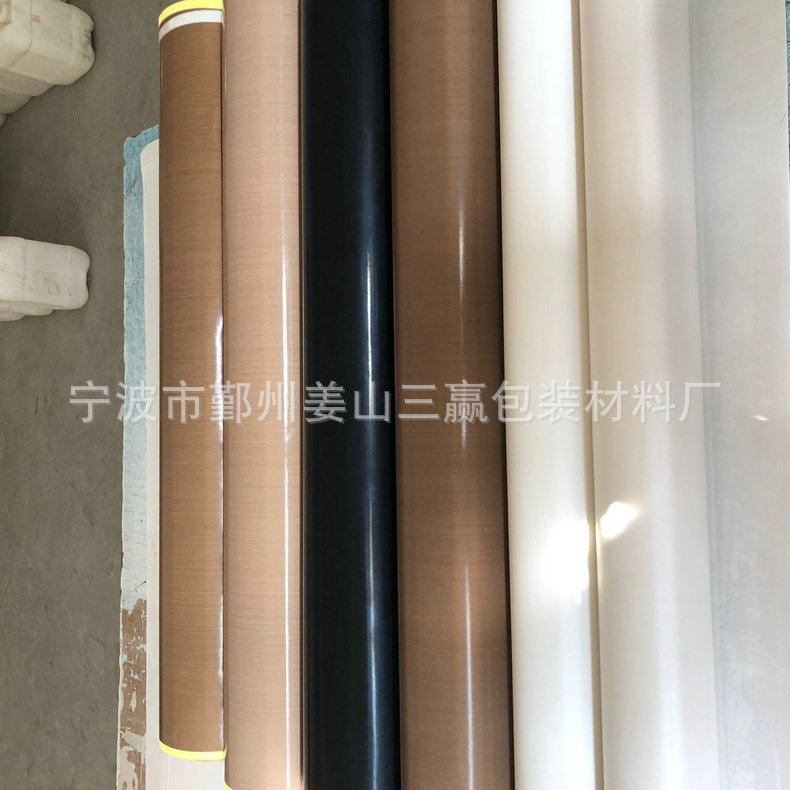 大量供应 国产米黄色高温布 聚四氟乙烯高温布 三赢高温胶布