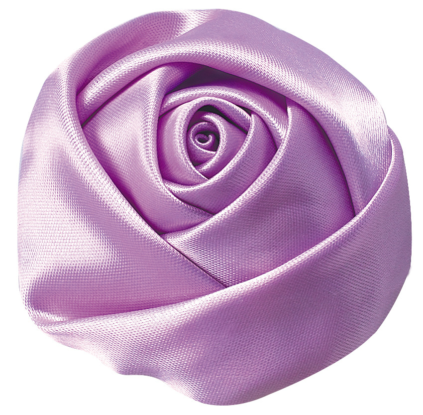Cinta tejida a mano Rose Bud diámetro 6cm de ancho tridimensional Rosa flor accesorios DIY poliéster cinta flor brote