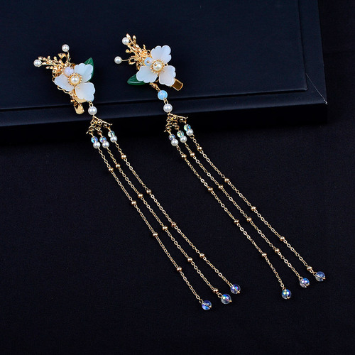 Chinese Hanfu Hair accessories Children Hanfu headdress super fairy tassel hairpin hairpin little girl antique accessories