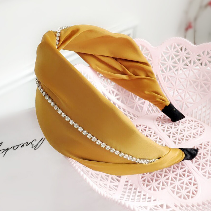 Rhinestone Fabric Cross Fashion Headband display picture 7