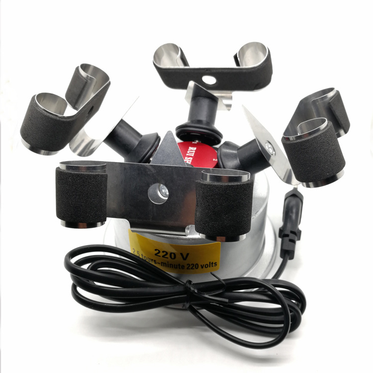 批发钟表维修工具 机械表上联自转仪可同时挂4只手表进口质量标