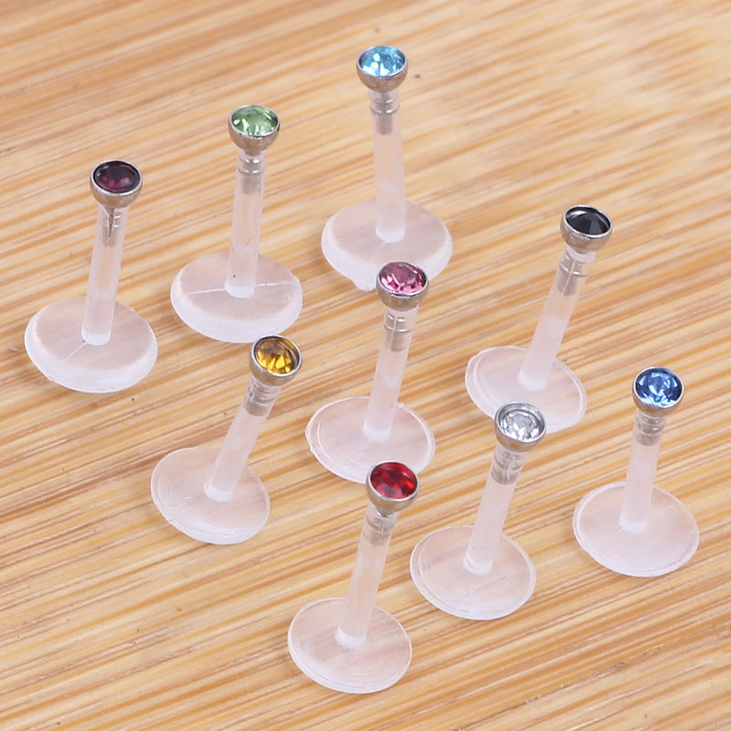 Fashion Rhombus Arylic Metal Ear Studs 1 Piece display picture 1