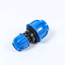 pe蓝帽快速接头新款蓝帽 快节 接头20直接 弯头 三通 管帽