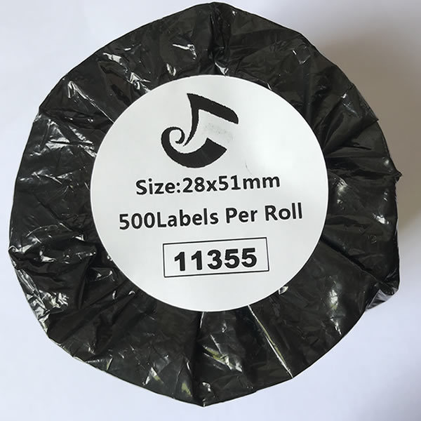 DYMO11355 达美热敏标签条码打印纸 19*51mm 500张 兼容450Turbo