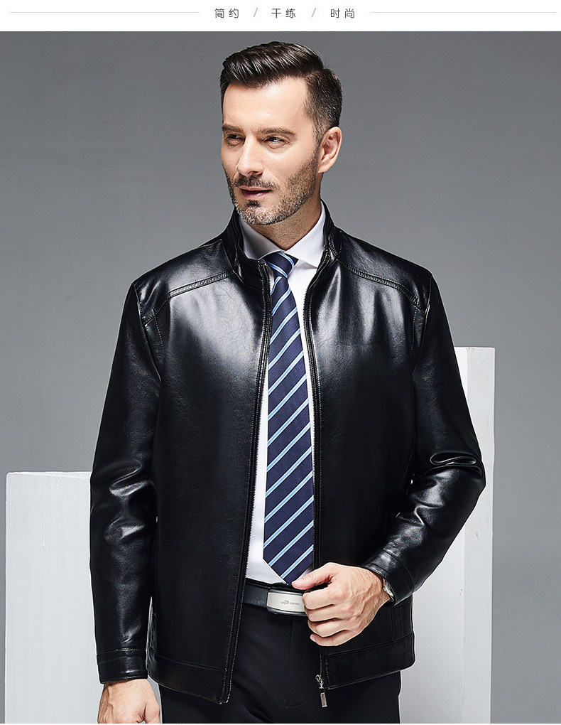 Veste en cuir homme - Ref 3443727 Image 19