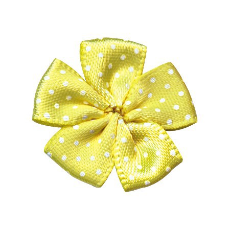 Yao Ming cinta tejida a mano 2,2 cm cinta flor ropa horquilla decoración pequeña flor lazo pelo arco pequeña flor