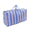 Manufactor customized Blue bar High-capacity nylon Bags travel Move packing luggage Storage bag