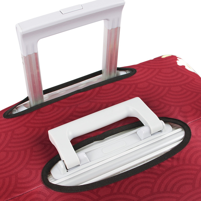 Engrosamiento resistente al desgaste elástico caso de equipaje cubierta protectora Carro de Viaje Funda de cuero chaqueta 20/24/26/28 pulgadas