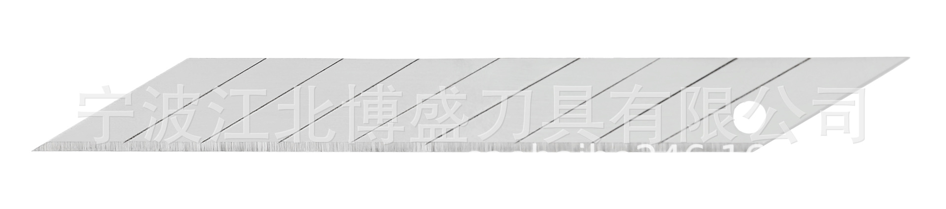 原厂批发 30度角0.4美工刀片 尖刀片 裁纸刀片 锋利耐用 可折断