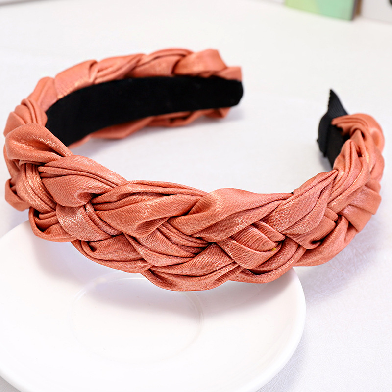 High-grade Cloth Twist Hair Hoop Wide Version Braids Hair Accessories Direct Sales display picture 10