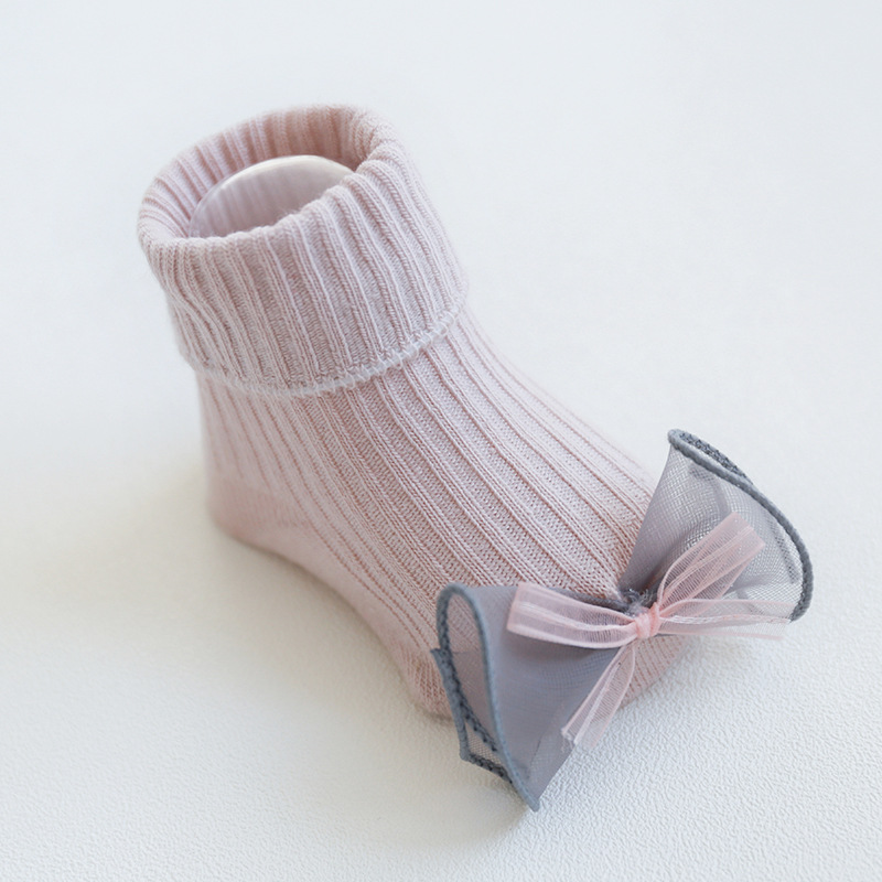 Nuevos calcetines para bebés primavera y verano algodón peinado boca suelta pies no apretados calcetines para bebés recién nacidos Calcetines antideslizantes para niños pequeños