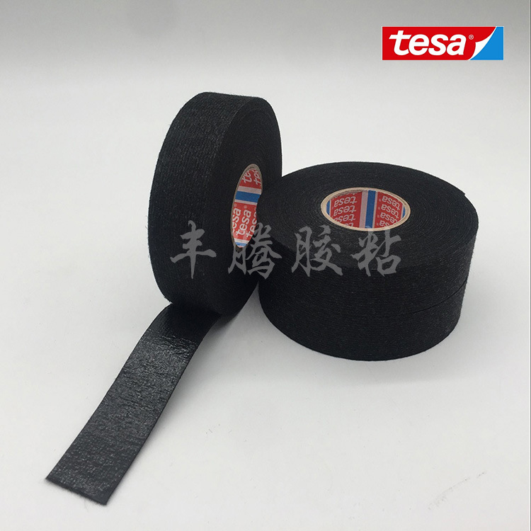 德莎51606tesa51606黑色绒布胶带加厚线束胶带驾驶室设计降噪耐磨