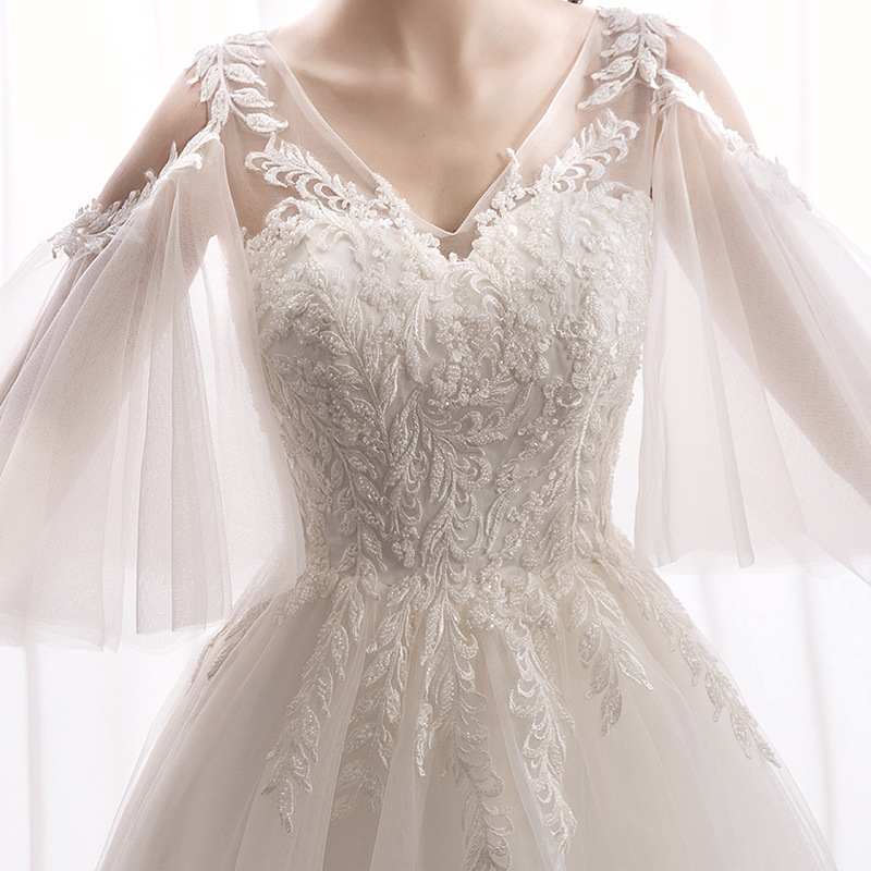 Vestido de novia estilo bosque, modelo nuevo 2026, retro francés Hepburn, súper hada, adelgazante, para exteriores, sencillo, estilo TikTok.