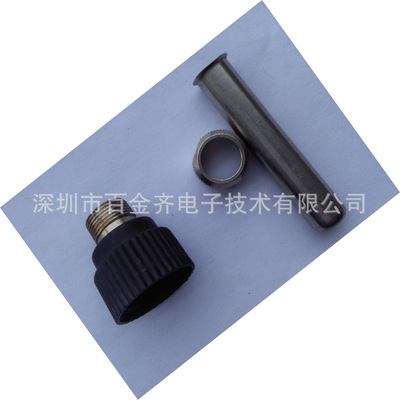 Produce 2000 Welding table outer fixing sleeve TPK high frequency Soldering station Metal Nut Stainless steel bushing black Nut bushing